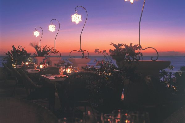 Cafe Luna babados at sunset