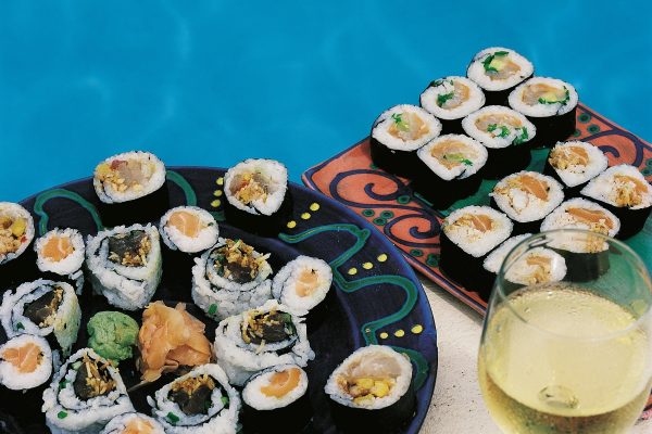 Cafe Luna Sushi by the Pool